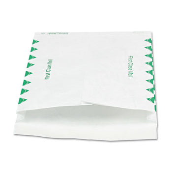 Survivor® Open End Expansion Mailers, Dupont Tyvek, #13 1-2, Flip-stik Flap, Redi-strip Closure, 10 X 13, White, 100-carton freeshipping - TVN Wholesale